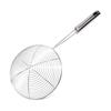 Oval Skimmer Stainless Steel Filter Mesh Oil Pot Food Filter Cookware Colander Fried Filter Kitchen Strainer Baking Cooking Tool for Home Kitchen Use