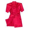 Large size pajamas women's summer cool feeling thin loungewear short women's cardigan nightgown spot