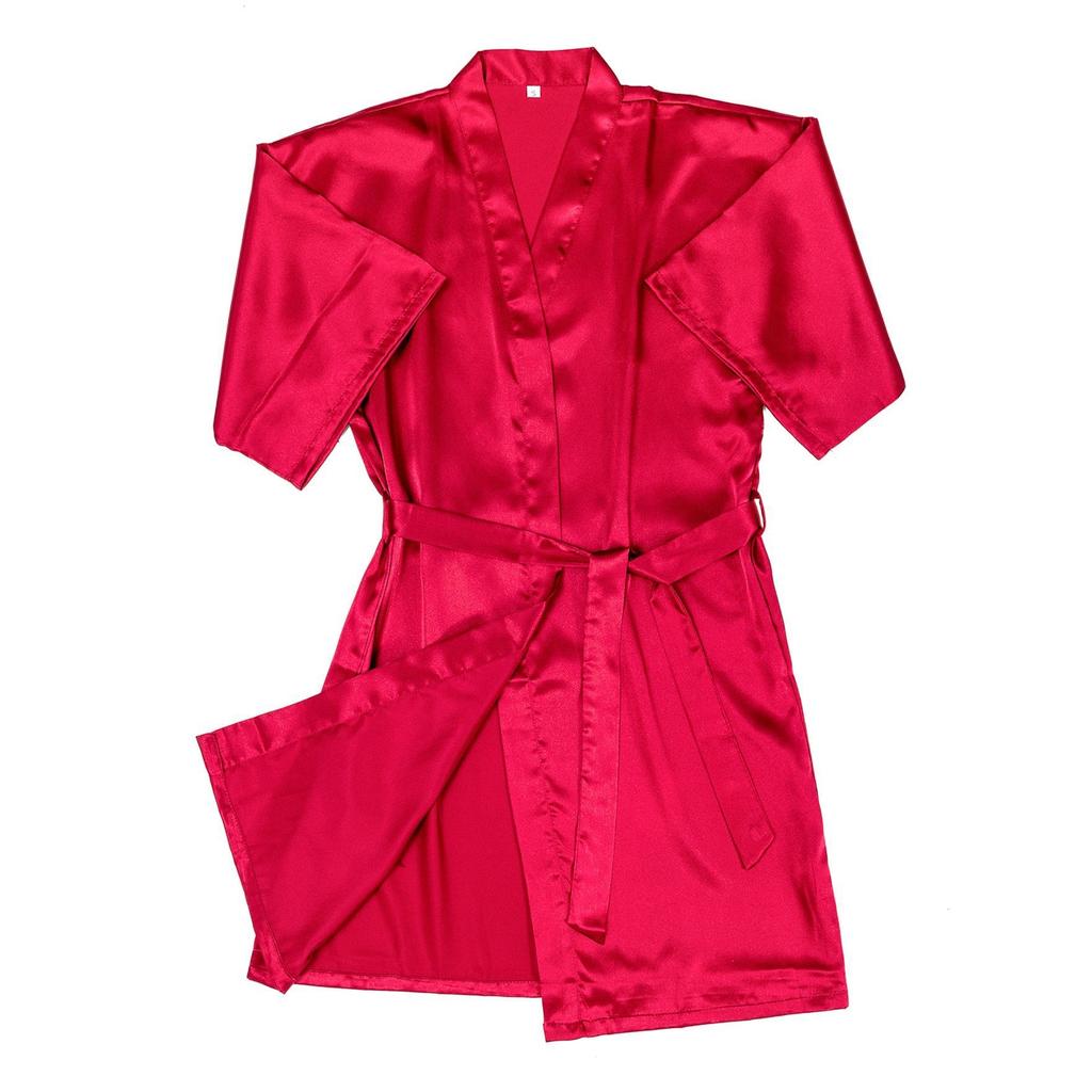 Large size pajamas women's summer cool feeling thin loungewear short women's cardigan nightgown spot