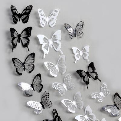 18PCS Three-dimensional Simulation Butterfly