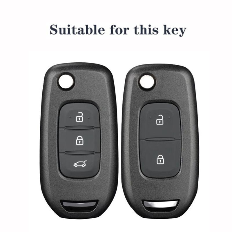 Silicone Car Remote Key Case Cover For Renault Kwid  Kadjar Captur Megane Sandero Stepway Logan Clio 5  Arkana