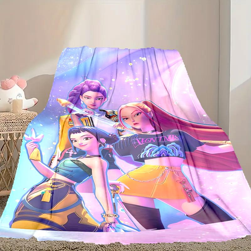[Coperta Cacciatori di Demoni Kpop] Coperta Creativa per Donne Uomini Famiglia Amico per Compleanno Festa della Mamma Festa del Papà San Valentino