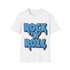 Rock'n'Roll Logo T-Shirt, Rock Music Fan Tee, Custom Type Design