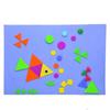 45/150pcs Foam EVA Stickers Self-Adhesive Geometry Puzzle Children Number Flower Education DIY Toy Crafts Arts Making Kids Gifts