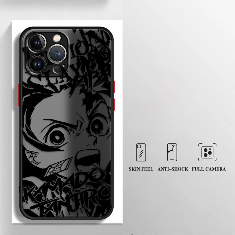 Japanese Cool Tanjirou Case for Apple iPhone XR 16 14 8 7 SE 12 13 Mini 11 XS 11 Plus 15 Pro MAX Soft Cover 12Pro 16 Plus 14Pro
