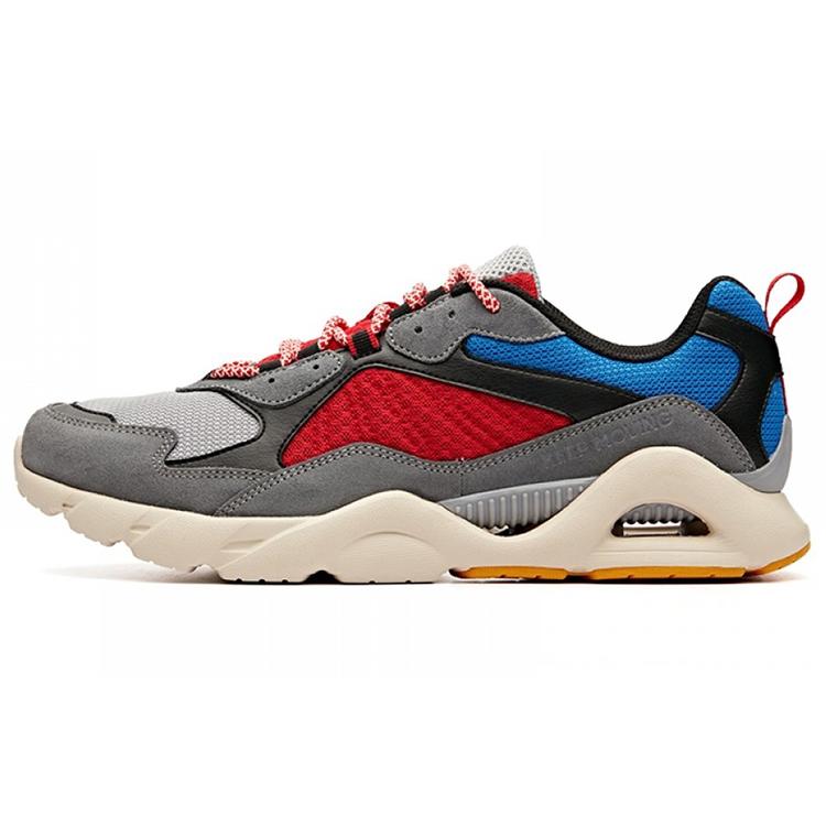 New ANTA Life Series Sneakers 'Grey Red Blue' 91838866-3