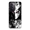 Case For Oppo Reno 12 5g Sangoku Naruto Luffy One Piece Dragon Ball Z Black and White Background Maniacase