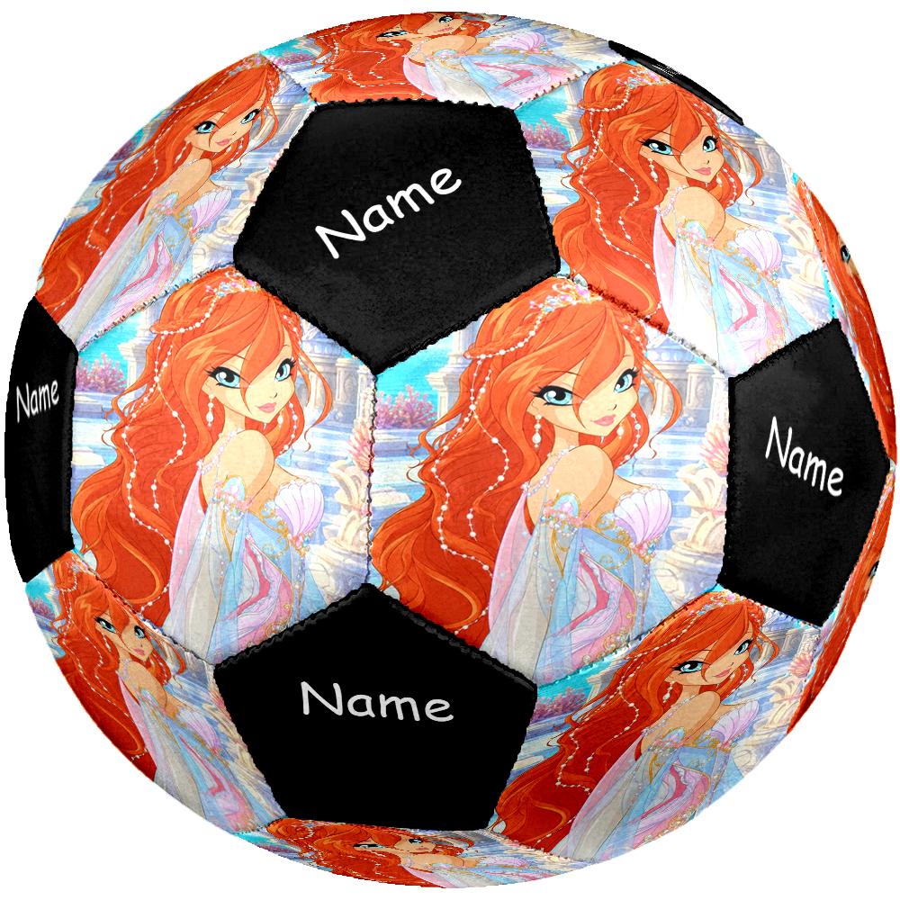 Custom Name Winx Club Theme Size 5 Soccer Ball, Suitable for Both Indoor and Outdoor Matches, a Gift Suitable for Everyone.