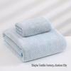 Oversized Coral Fleece Plaid Bath Towel - Absorbent & Quick-Drying for Home Use