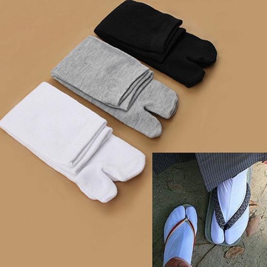 1 Pair Japanese Kimono Flip Flop Sandal Split Toe Tabi Ninja Geta Socks