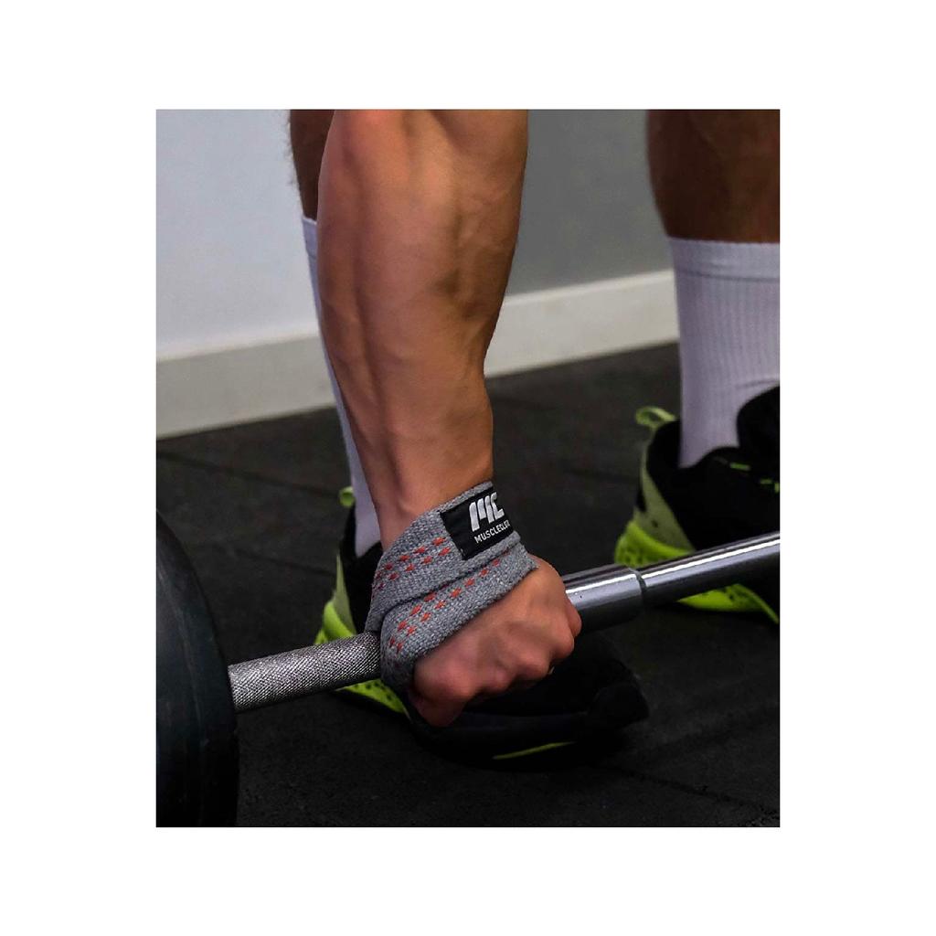8 Loop Lifting Straps Gray (size L-xl)