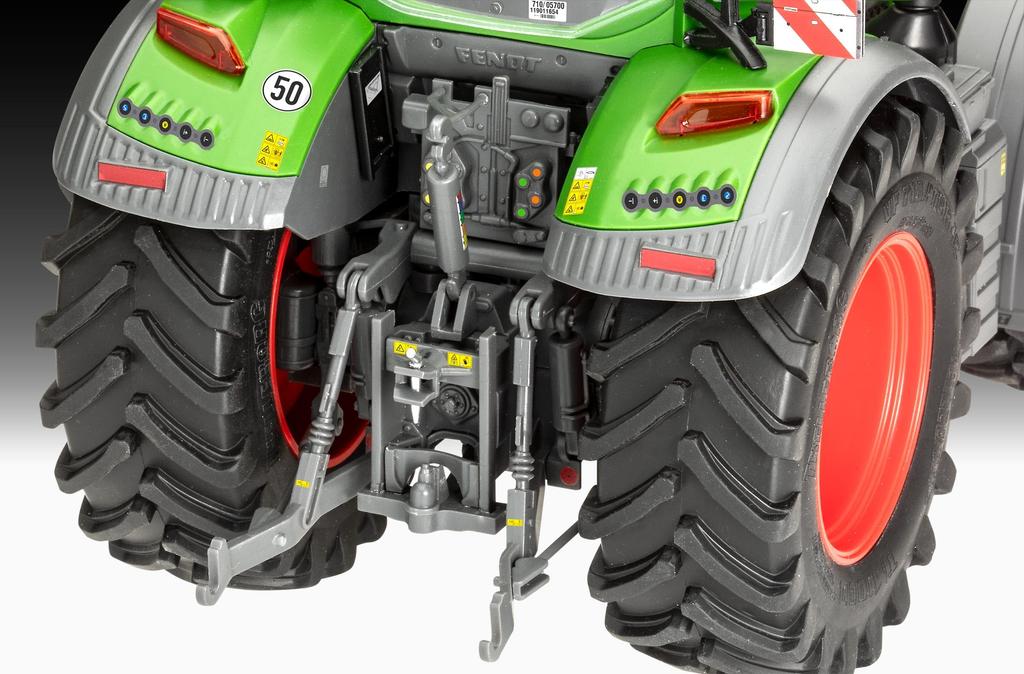 Deutsches Revell Fendt 728 Vario Traktor Plastikmodell 07827 1/20 (einfach-klick) (Auto)