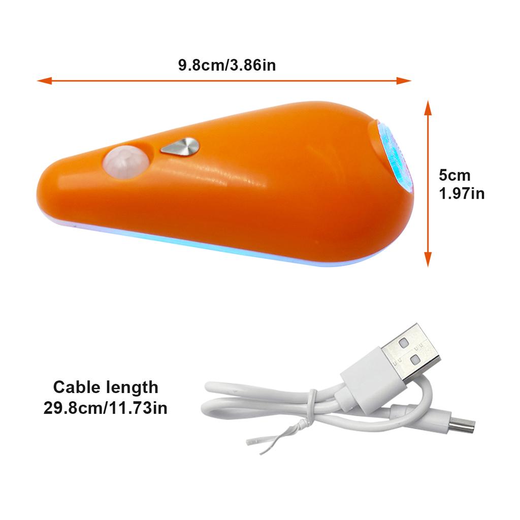 7Color RGB Toilet Night Light Motion Sensor Light Toilet Bowl Light Changing For Bathroom Decoration LED Rechargeable LED Light