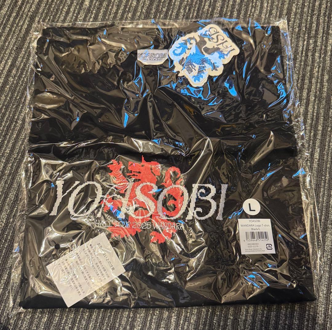 

[USED] YOASOBI HALL TOUR 2025 WANDARA T-shirt Black