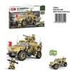 Military Tank Building Blocks Model Toy - Armored Vehicle Assembly Interlocking Set for Kids