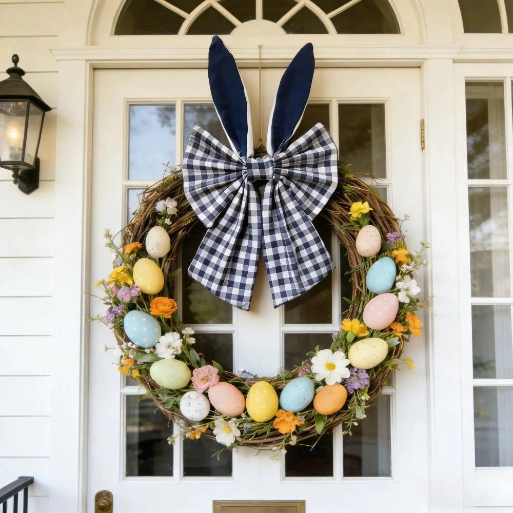 Bunny Ears Design Bunny Ear Bow Decorative Style Tree Topper Bow Easter Wreath Bows  Easter Gifts