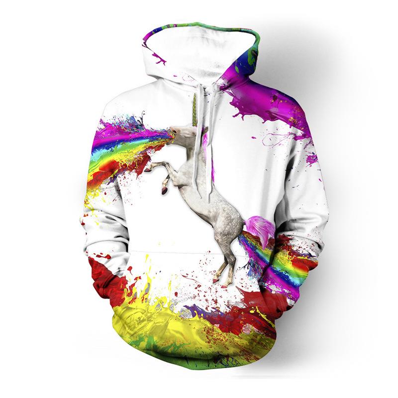 3D Printed BF Fox Wolf Head Hoodie Starry Sky Tiger Marvel Alliance Couple Sportwear