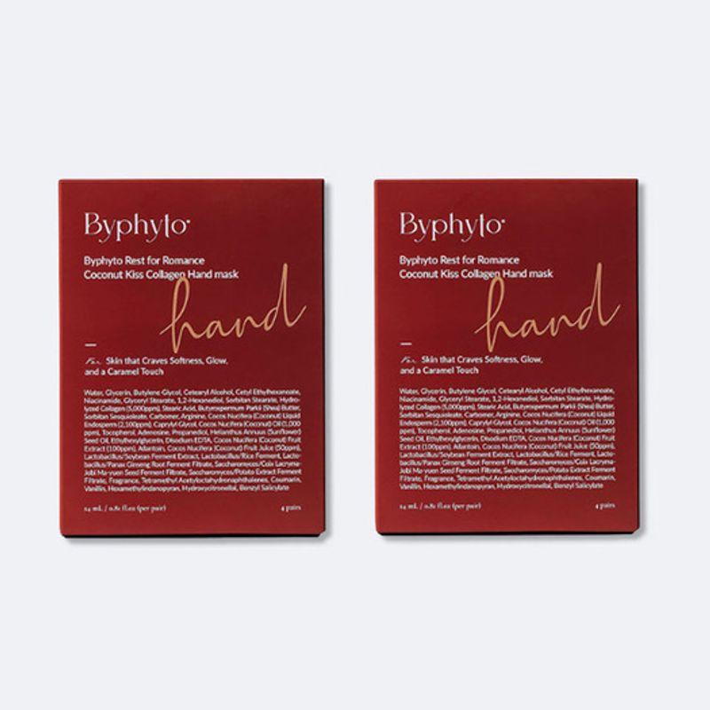 BYPHYTO Coconut Kiss Collagen Hand Mask 2-piece set 2-piece hand mask set