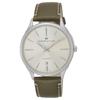 Jazzmaster Thinline Auto Swiss Watch H38525811 Men's Khaki 40MM White Dial Stainless Steel Sapphire Crystal Automatic 5 ATM Water Resistance