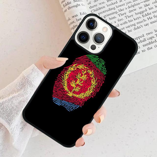 Eritrea Flag Phone Case Cover For iPhone 17 Air 15 16e 11 13 14 Pro Max 12 Plus Max Fundas
