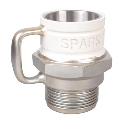 Zündkerzenförmige Kaffeetasse für Autoenthusiasten Harztasse mit Wärmeisolierung Geschenk für Mechaniker und Autoliebhaber