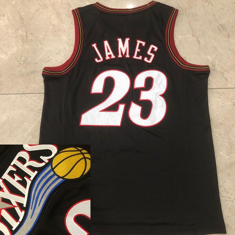 LeBron James Basketball Jersey Set NBA Team Uniforms Lakers 76ers Heat Cavaliers 23 6 Number Custom Stitched Sportswear