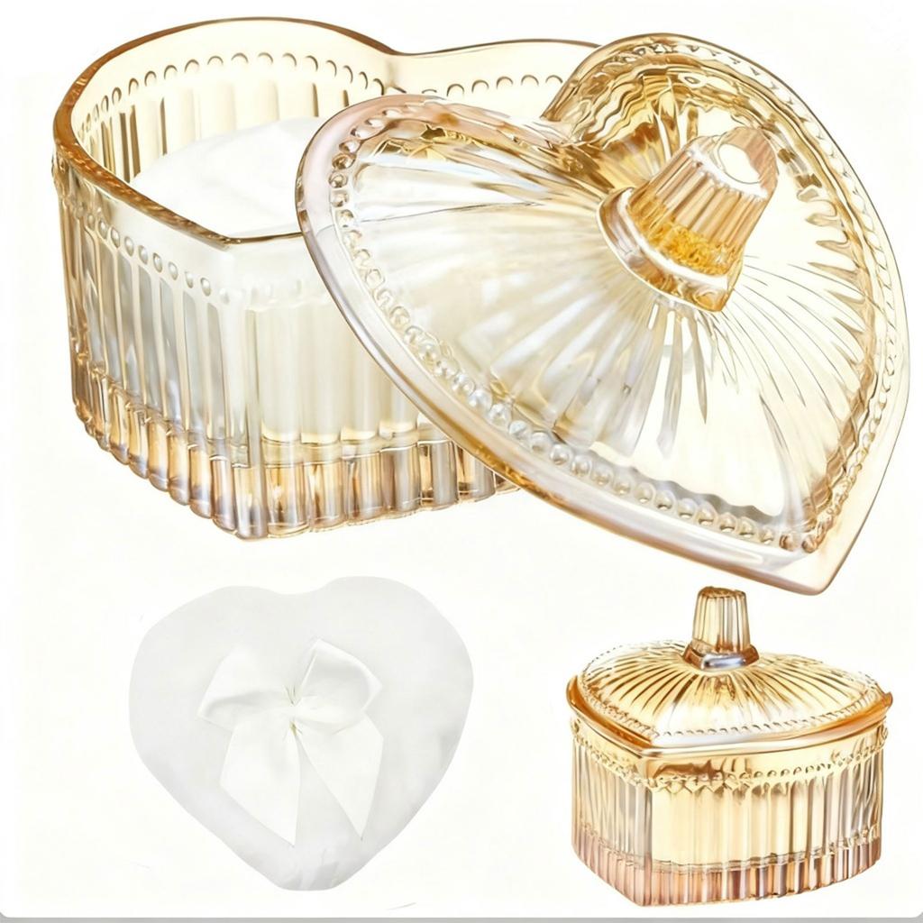 Puderquaste und Behälter, Puderbehälter mit Make-up-Quaste, Großer Puder für Frauen Körperquaste