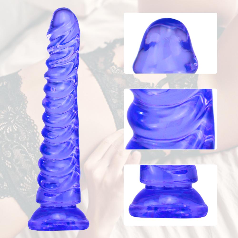 Dildo Adult Toys Erotic Soft Strong Suction Cup Dildo Anal Butt Plug Realistic Penis Sex Toys for Woman