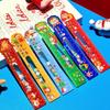 Cartoon Santa Claus Snowman Christmas Ruler Creative Drawing Painting Tool Reward Stationery Student Gift School Supplies