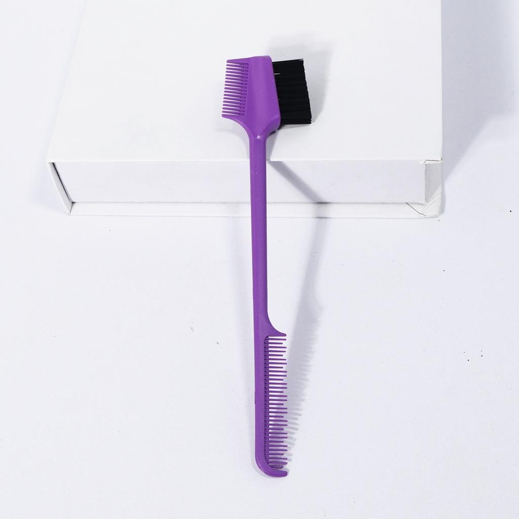 Double sided edge comb control hair brush, double-sided three in one edge control brush, hair salon comb hair styling tool