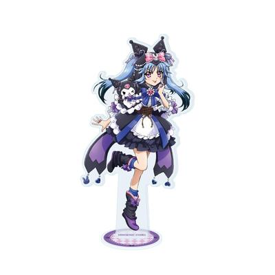 Magical Girl Lyrical Nanoha Series X Sanrio Characters 06 Revy X Kuromi [Life-size Illustration] Big Acrylic Stand