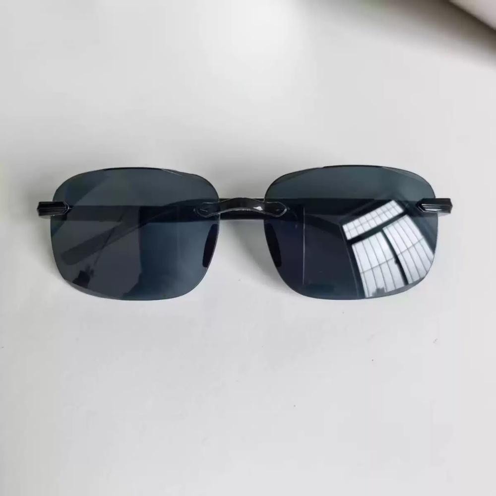 Fashion Square Frameless Sunglasses Outdoor Driving Cycling Goggles Eyewear Uv400 Protective Eyewear Rimless Sunglasses