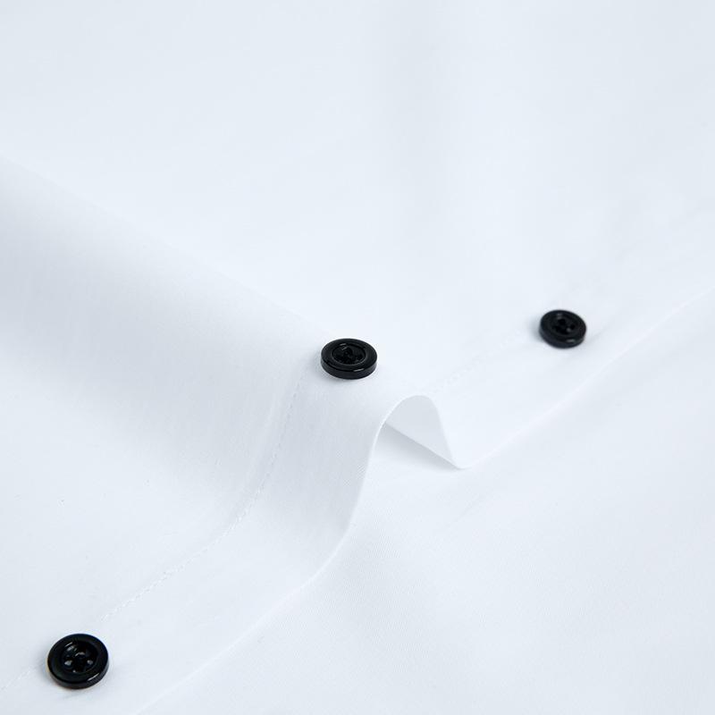 Weiß-Rosa-Blau-Langarmhemden für Herrenmode, reguläre Passform, koreanische Patchwork-Ärmelhemden, Anzüge, Business-Profi-Oberteile, Arbeitskleidung