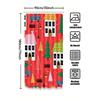 Tu Charming Christmas Shower Curtain Festive Holiday Decor Waterproof Bathroom Fabric Xmas Pattern Backdrop