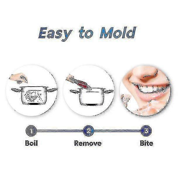 2024 New 12pcs Silicone Mouth Guard for Teeth Grinding, Anti-Clenching Night Guard, Snoring Prevention Sleep Dental Guard