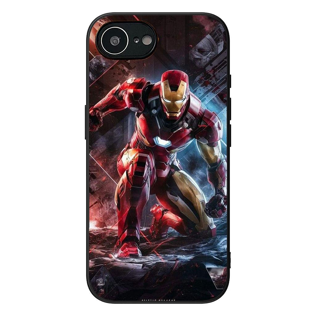Marvel Hero Iron Man Casing Phone Cover for Samsung Galaxy S22 S21 S20 Fe Ultra S9 Plus + A13 A22 M21 M31 M55 M15 Case