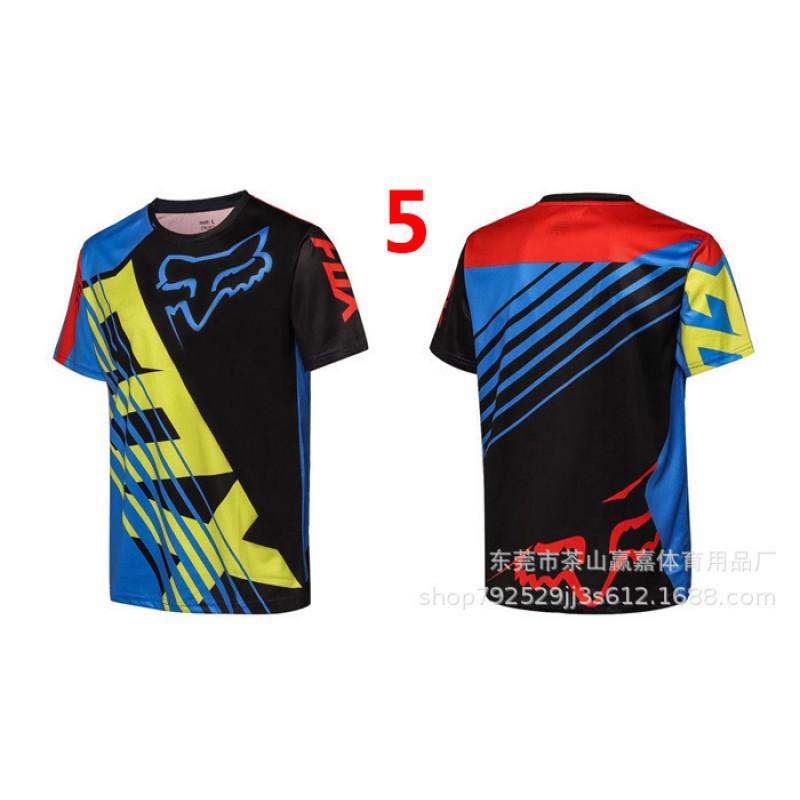 Herren Kurzarm-Motorrad-Fahrradtrikot Schnelltrocknend Offroad-Radfahren Disc-Sportarten