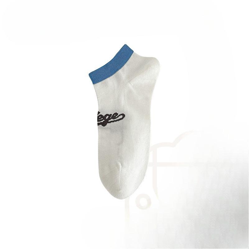 

Мужские короткие носки из чистого хлопка для весны и лета, тонкие, дезодорирующие, впитывающие пот, антибактериальные, дышащие и с хлопковыми носками с нескатывающейся пяткой 1 pair