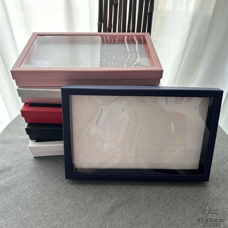 100-Position Large Capacity Clear Earring, Ring, Necklace, and Pendant Organizer Box