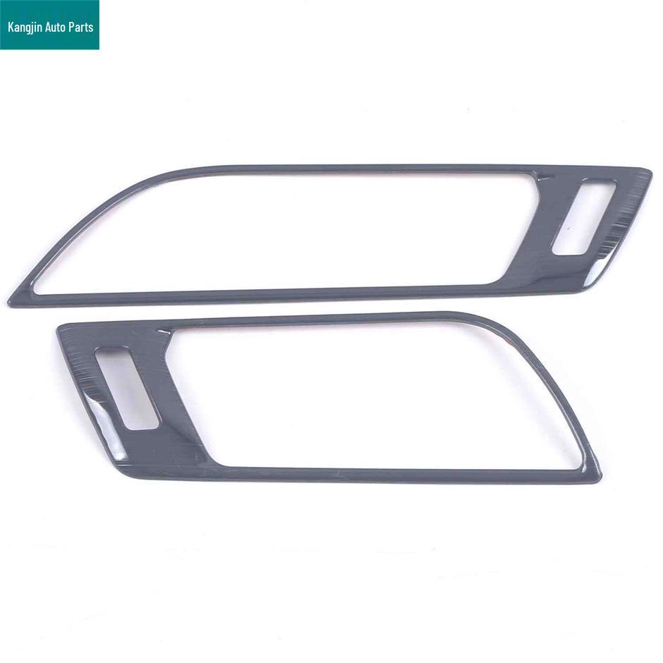 Compatible with 2021 Toyota Sienna SIENN: Black Titanium Brushed Interior Modification Glass Lifter & Rear Reading Light.