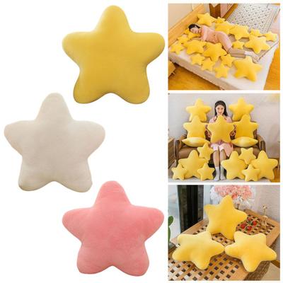 Star Pillow Cute Soft Fluffy Sleeping Throw Cushion Sofa Couch Bed Decoration Pentagram Shape PP Cotton Stuffed Toy Girlfriend Kids Gift