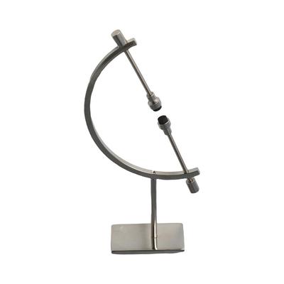 Silver Fashion Fixed Sphere Globe Shape Decorative Ornament Home Decor Crystal Ball Base Display Stand