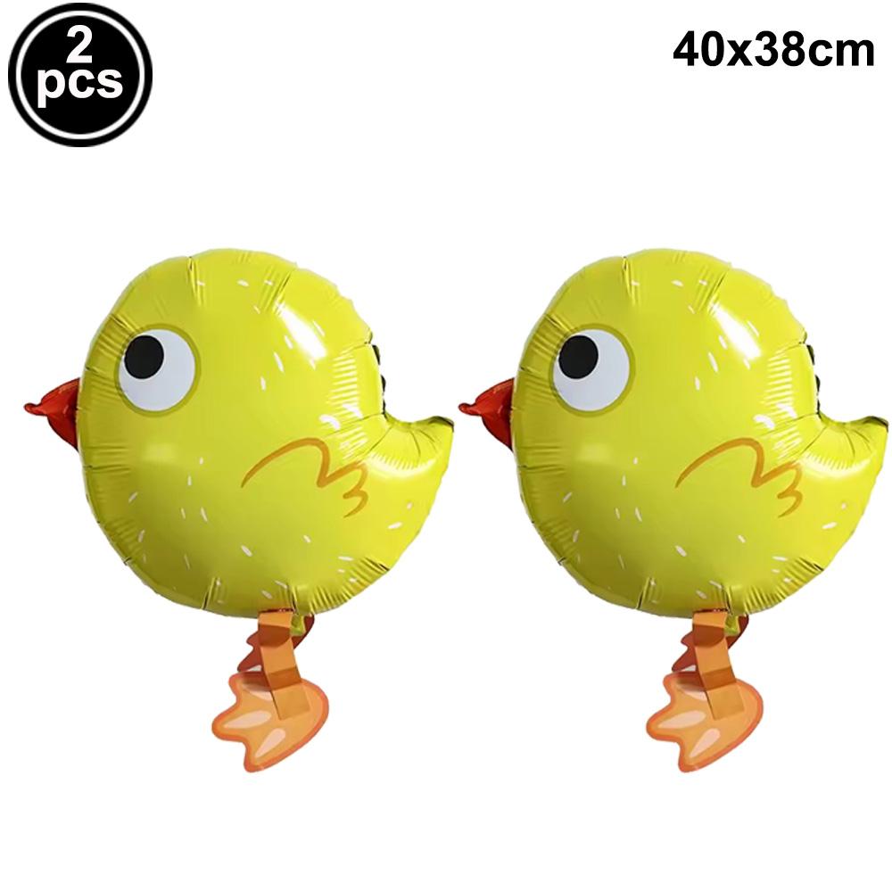 Farm Chick Foil Balloon White Goose Duck Pig Sheep Chicken Walking Animal Balloons Baby Shower Farm Theme Birthday Party Supplie