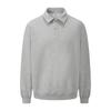 Completo con Felpa con Cappuccio e Pantaloni della Tuta Streetwear Americano 430G Fodera in Pile Collo a Polo Zip-Up Tuta Casual