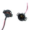 2pc Car 5202 H16 2504 PSX24W Female Male Socket Wire Relay Harness Cable Connector For LED 5202 H16 Led Fog Light Lamps