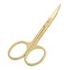 Stainless Steel Eyebrow, Nose, and Beauty Scissors with Round, Curved, and Pointed Heads