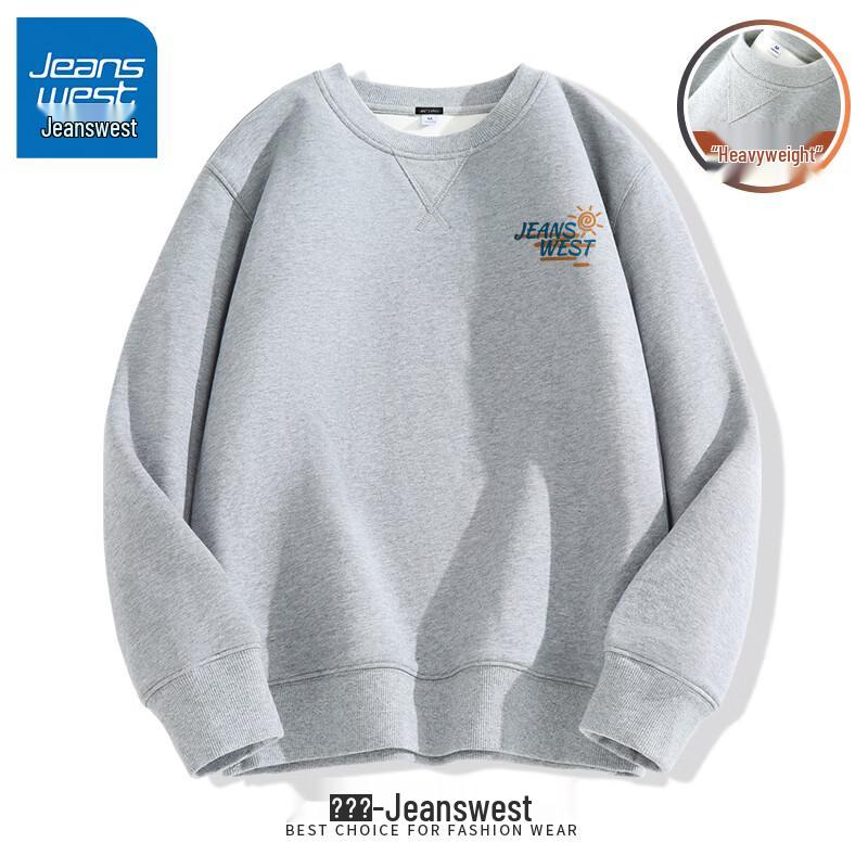 Jeanswest Herr Heavy Cotton American Retro Sweatshirt