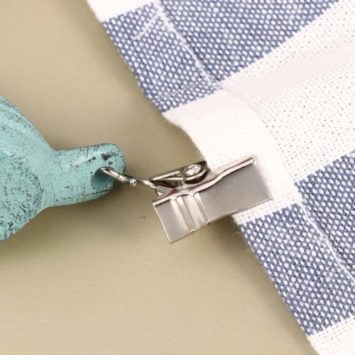 Cabilock Clip Hanger Tablecloth Weights Pendant Tablecloth Weight Kit with Birds for Outdoor Garden Parties and Picnics, 4-Piece Set