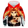 Vår Höst Mode Män Kvinnor Demon Slayer Hoodie 3D-tryck Tecknad Långärmad Casual Huvtröja Kläder Moto Hoodies Toppar