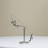 The Fisherman Balancing Sculpture Figurine Cute Metal Fishing Sculpture Collectible Figurines gift for fishing enthusiasts